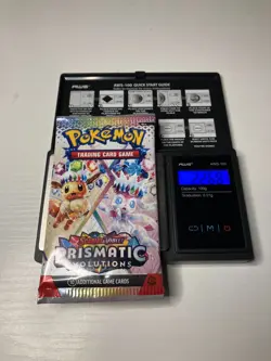 22.68g Prismatic Evolutions Pokemon Booster Pack New Sealed - Image 1