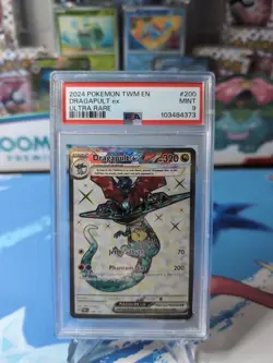 Pokemon Twilight Masquerade - Dragapult EX 200/167 - Ultra Rare - PSA9 - Image 1