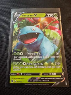 Champions Path Pokemon TCG Venusaur V 001/073 - Image 1