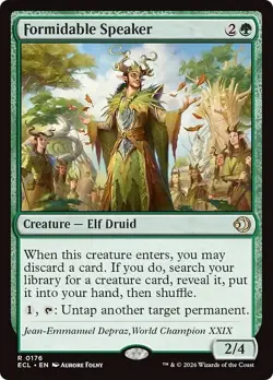 FORMIDABLE SPEAKER x1 mtg NM-M Lorwyn Eclipsed 1 Rare - Image 1