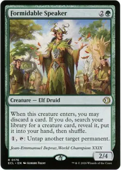 Formidable Speaker - 0176 - Lorwyn Eclipsed ECL - MTG - NM/M - Image 1