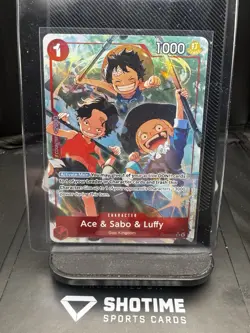 Ace & Sabo & Luffy Alt Art OP13-007 - One Piece TCG (ENG) Carrying On His Will - Image 1