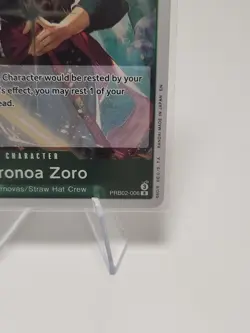 One Piece TCG The Best Vol. 2 Roronoa Zoro R PRB02-006 English - Pack Fresh NM - Image 5