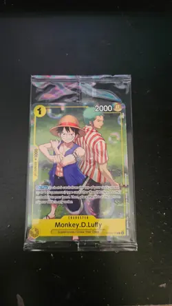 One piece TCG Monkey.D.Luffy OP10-111 Retail Promo SEALED - Image 1