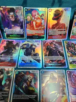 One Piece TCG Super Rare Lot of 31 SR Foil Cards English One Piece NM Lot - Image 2
