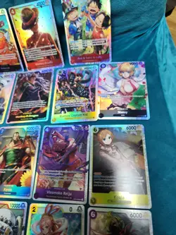 One Piece TCG Super Rare Lot of 31 SR Foil Cards English One Piece NM Lot - Image 5