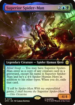 Superior Spider-Man Foil Extended Art Marvel's Spider-Man NM MTG - Image 1