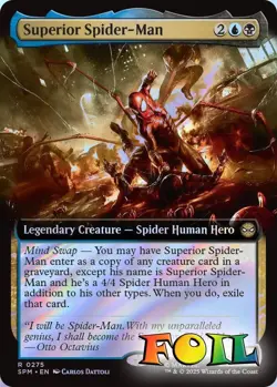 Superior Spider-Man Extended Art 0275 MTG Marvel's Spider-Man Rare NP Foil - Image 1