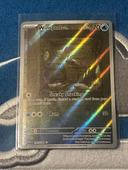 Pokemon TCG Wimpod 191/182 Sv04: Paradox Rift Holo Illustration Rare Card - Image 1