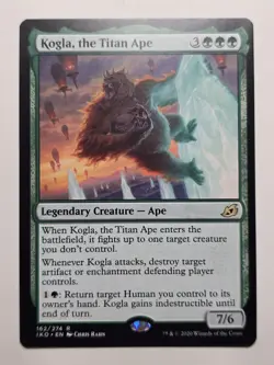 Kogla, the Titan Ape (IKO-162) Ikoria NM+ mtg magic legendary rare card green - Image 1