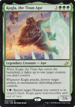 Kogla, the Titan Ape - Regular IKO VLP/NM MTG Magic Card - Image 1