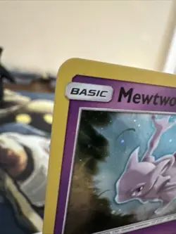 Pokemon TCG Mewtwo SM77 Cosmic Holo Black Star Promo Card - Image 3