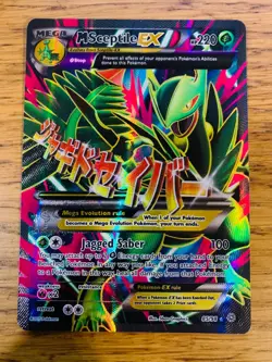 NM! Mega M Sceptile EX (85/98) XY Ancient Origins Full Art Pokemon Card! - Image 1