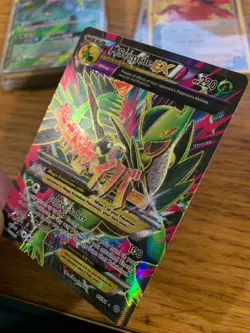 NM! Mega M Sceptile EX (85/98) XY Ancient Origins Full Art Pokemon Card! - Image 4