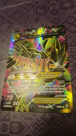 Pokemon M Sceptile EX XY Ancient Origins Holo Card 85/98 Ultra Rare Full Art Mnt - Image 3