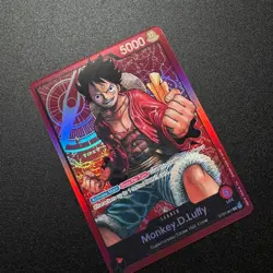 Monkey.D.Luffy ST01-001 - One Piece Card Game Starter Deck 1 Straw Hat Crew Foil - Image 4