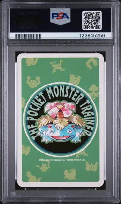 1996 POKEMON GREEN VERSION PLAYING CARDS 6 OF SPADES #092 GASTLY PSA 10 - Image 2