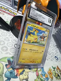 Pikachu 120/SV-P -CGC Gem Mint 10- S&V Promos: Gift Campaign - Pokemon TCG 2023 - Image 2