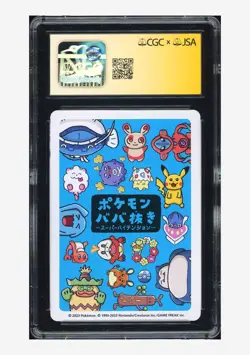Pokemon CGC 10 GEM MINT AUTO 10 Spare Card Kelvin Chan 2023 Old Maid Japanese - Image 2