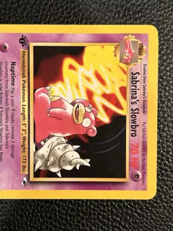 SABRINA'S SLOWBRO - 060/132 - GYM HEROES - POKEMON CARD - NM - Image 2
