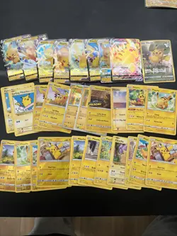 Pokemon TCG Pikachu 30 Unique-card Lot! Amazing Deal Many Vs Vmax Holos Gg30 - Image 1