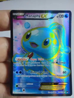 Manaphy Ex Breakpoint Full Art 2016 Pokemon Card #116/122 MP - Image 1