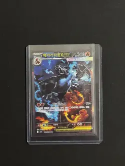 Mega Charizard X ex SAR NM+ Korean Version 110/080 Pokemon Card Inferno X - Image 3