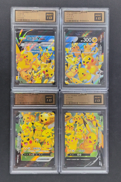 DJR 10 Pikachu V-Union 111/S-P Sword & Shield Promo Cards Holo Chinese LOT4 - Image 1