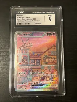 Mew EX 053 151 ULTRA-PREMIUM COLLECTION Pokemon Card Tcg CGC 9 MINT - Image 1