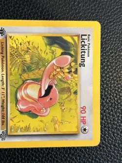 Pokemon TCG Lickitung Jungle Card 38/64 Regular Uncommon 1st Edition - Image 2