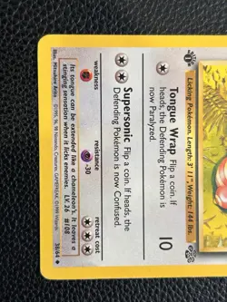 Pokemon TCG Lickitung Jungle Card 38/64 Regular Uncommon 1st Edition - Image 3