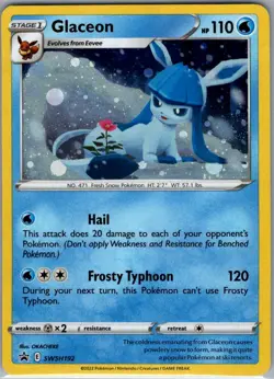 Glaceon SWSH192 Holo SWSH: Sword & Shield Promo Cards - Pokemon Card - NM - Image 1