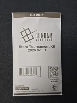 Gundam Card Game Store Tournament Kit 2026 Vol 1 English SEALED English - Image 1