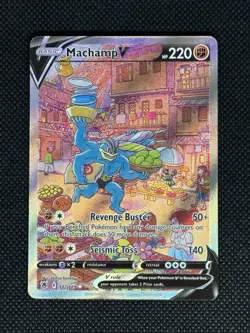 Pokemon TCG Astral Radiance Machamp v Alternate Full Art Card 172/189 - Image 1