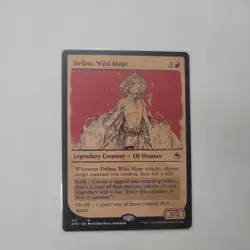 2021 MTG Magic The Gathering AFR Forgotten Realms Showcase #317 Delina Wild Mage - Image 1