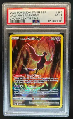 2019-2023 Pokemon SWSH Black Star Promos Galarian Articuno #SWSH282 PSA 9 - Image 1