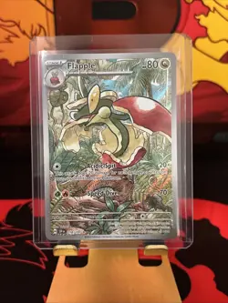 Pokemon TCG Flapple 210/191 Surging Sparks Holo Illustration Rare Full Art NM - Image 1