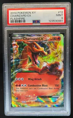 2014 Pokemon XY Flashfire Charizard Promos Holo #12/106 PSA 9 - Image 1