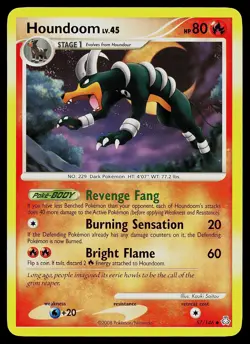 Pokemon Card - Houndoom Legends Awakened 57/146 Uncommon - Image 1