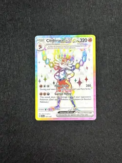 2024 Pokemon SV Stellar Crown SCR EN Cinderace ex #157/142 Ultra Rare Full Art - Image 1