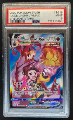 2022 Pokemon SWSH Single Strike Urshifu VM Trainer Gallery #TG19/TG30 PSA 9 - Image 1