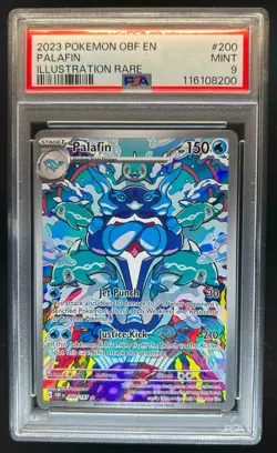 2023 Pokemon SV Obsidian Flames OBF EN Palafin #200/197 PSA 9 - Image 1