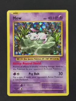 Mew 53 Pokemon Evolutions 2016 LP+ 🔥🔥🔥 - Image 1