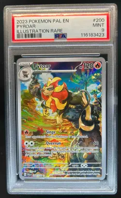2023 Pokemon SV Paldea Evolved Pyroar #200/193 PSA 9 - Image 1