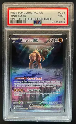 2023 Pokemon SV Paldea Evolved Ting-Lu ex #263/193 PSA 9 - Image 1