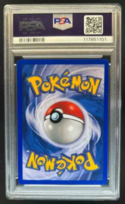 1999 Pokemon Wizards Black Star Promos Surfing Pikachu #28 PSA 8 - Image 2