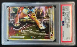 2010 Pokemon HeartGold & SoulSilver Unleashed Entei Raikou LEGE #91/95 PSA 7 - Image 1