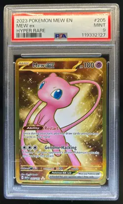 2023 Pokemon SV 151 Mew ex #205/165 PSA 9 - Image 1