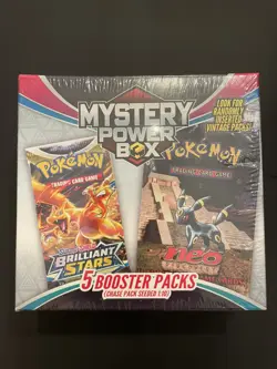 Pokemon Mystery Power Box Chase Pack Seeded 1:10 (5 Booster Packs) NEW SEALED - Image 1