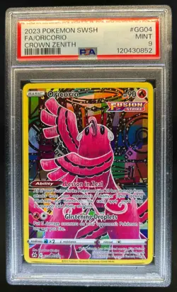 2023 Pokemon SWSH Crown Zenith Oricorio Galarian Gallery #GG04/GG70 PSA 9 - Image 1